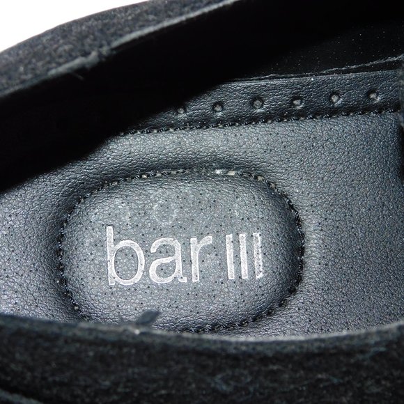 BAR III Men\'s Frankie Perforated Oxford Shoes Size 9M In Black main image 13